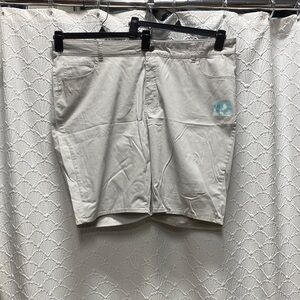 NWT Riders by Lee size 24W gray stretch top Casual Shorts comfy Bermuda soft